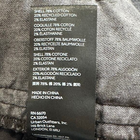 Anthropologie Sz 10 Embroidered Side Stripe Black Straight Leg Pants Aztek Boho - Picture 7 of 14